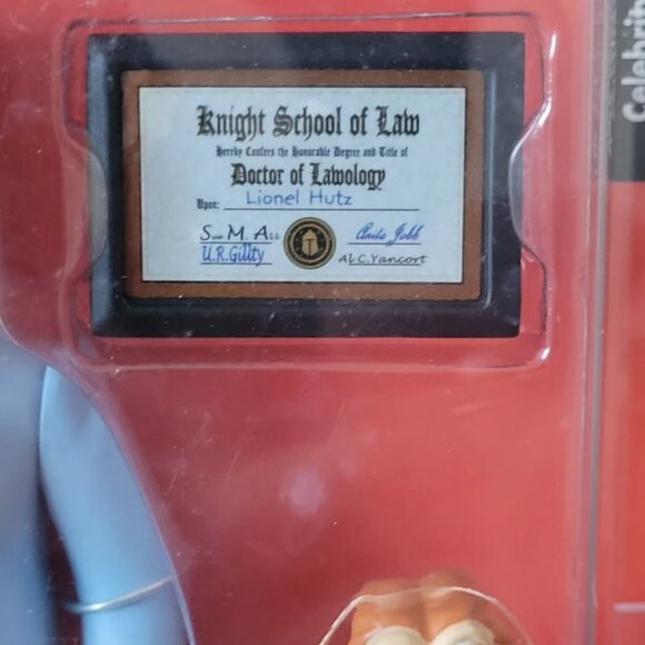 GRADED AND SEALED, 2002, THE SIMPSONS, LIONEL HUTZ, INTELLITRONIC ACTION FIGURE! - Picture 3 of 6